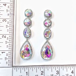 Cherryl’s Jewelry - Gorgeous AB Crystal Special Occasion Drop Earrings Cherryl’s Jewelry - Gorgeous AB Crystal Special Occasion Drop Earrings